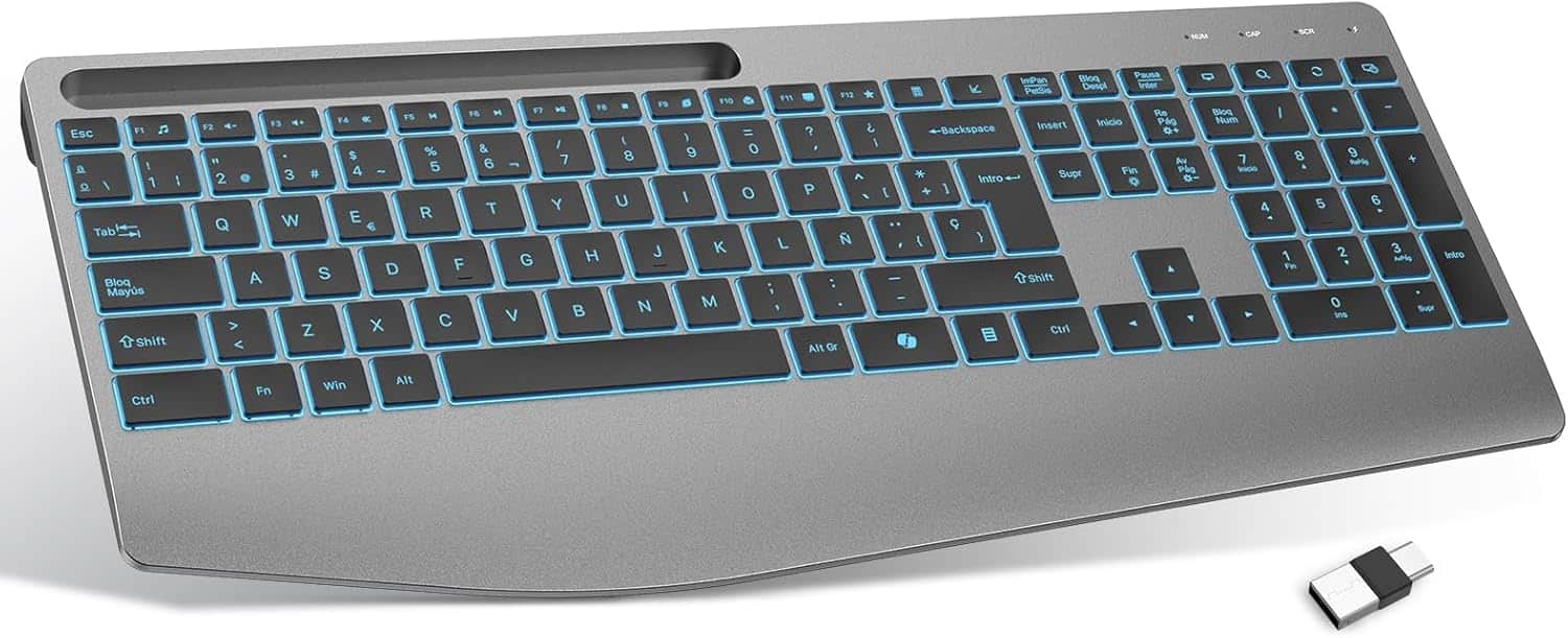 Teletrabajo Teclado Caro